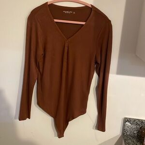 Abercrombie& Fitch Soft/Cozy Henley bodysuit